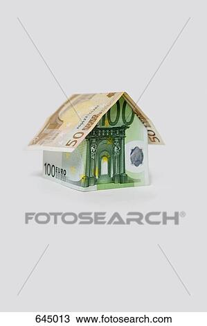 A Fifty Euro Banknote and a Hundred Euro Banknote folded to look like a house View Large Photo Image Stock Image - A Fifty Euro Banknote and a Hundred Euro Banknote folded to look like a house. Fotosearch