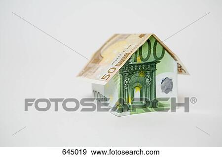 A Fifty Euro Banknote and a Hundred Euro Banknote folded to look like a house View Large Photo Image Stock Photo - A Fifty Euro Banknote and a Hundred Euro Banknote folded to look like a house. Fotosearch