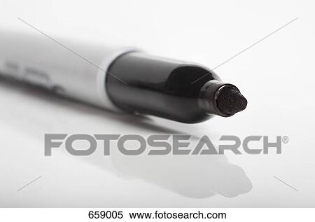 Stock Photography - Close up of a permanent marker tip. Fotosearch