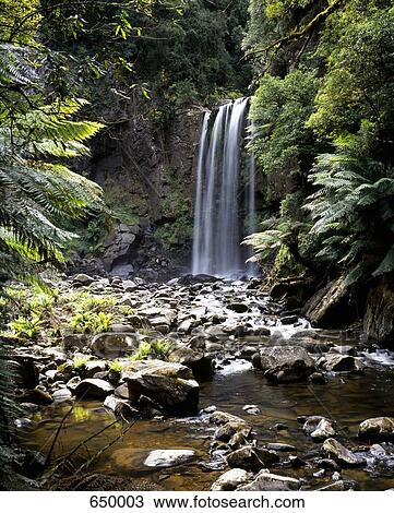 Hopetoun Waterfall View Large Photo Image Stock Image - Hopetoun Waterfall. Fotosearch