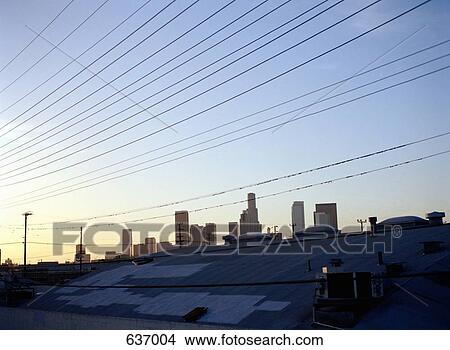 Los Angeles, California, United States of America, Sunrise over downtown skyline View Large Photo Image Picture - Los Angeles, California, United States of America, Sunrise over downtown skyline. Fotosearch