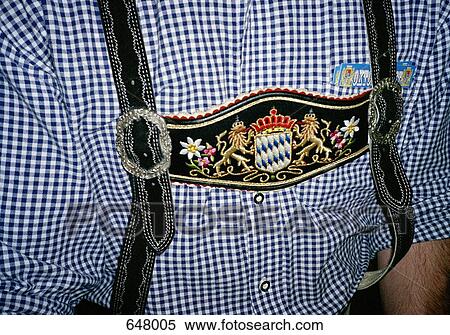 Midsection of a man wearing Lederhosen, German Club, Melbourne, Victoria, Australia, close up View Large Photo Image Stock Photography - Midsection of a man wearing Lederhosen, German Club, Melbourne, Victoria, Australia, close up. Fotosearch
