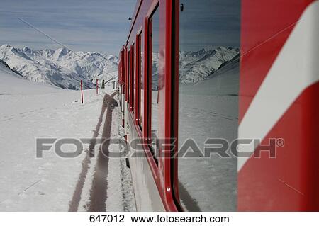 Reflection of mountains in barrier View Large Photo Image Stock Image - Reflection of mountains in barrier. Fotosearch