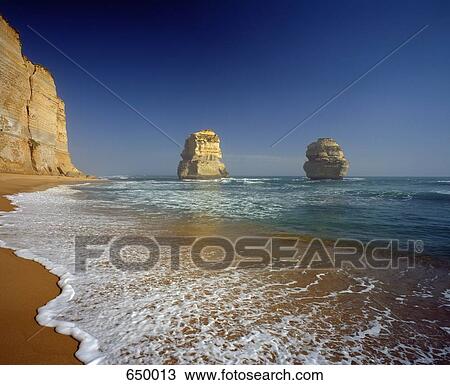 Twelve Apostles Sea Rocks, Australia View Large Photo Image Stock Image - Twelve Apostles Sea Rocks, Australia. Fotosearch