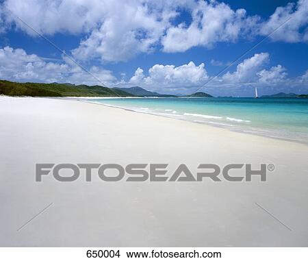 Whitehaven Beach, Whitsunday Island, Australia View Large Photo Image Picture - Whitehaven Beach, Whitsunday Island, Australia. Fotosearch