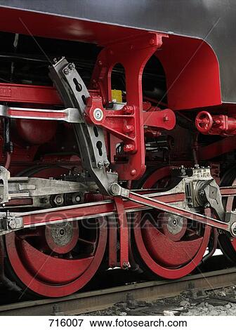 A steam train locomotive, close-up View Large Photo Image Stock Photo - A steam train locomotive, close-up. Fotosearch