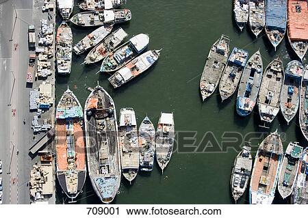 Aerial view over moored boats in a marina, Dubai View Large Photo Image Stock Image - Aerial view over moored boats in a marina, Dubai. Fotosearch