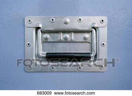 Metal handle, close-up View Large Photo Image Stock Photo - Metal handle, close-up. Fotosearch
