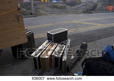 Music equipment being loaded into a vehicle View Large Photo Image Stock Photo - Music equipment being loaded into a vehicle. Fotosearch