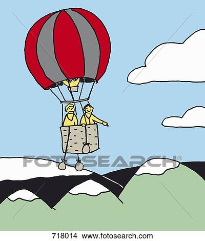 hot air balloon for two