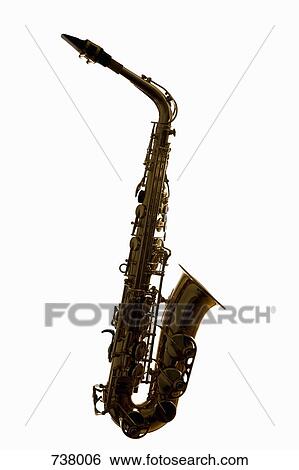 A saxophone, studio shot View Large Photo Image Stock Photograph - A saxophone, studio shot. Fotosearch