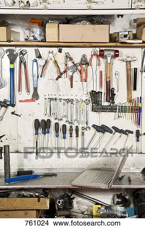 Detail of a repair workshop View Large Photo Image Picture - Detail of a repair workshop. Fotosearch