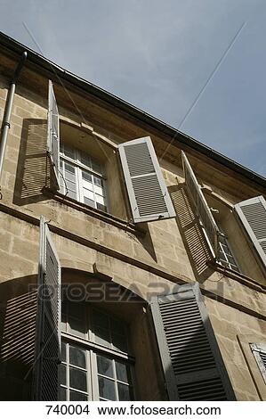 Open window shutters, Arles, France View Large Photo Image Picture - Open window shutters, Arles, France. Fotosearch