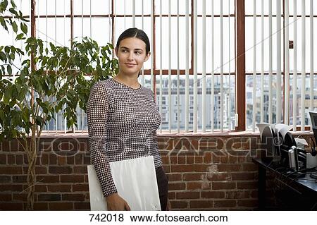 Stock Photo - Portrait of a businesswoman. Fotosearch