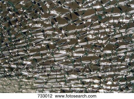 Stock Image - Shattered glass. Fotosearch