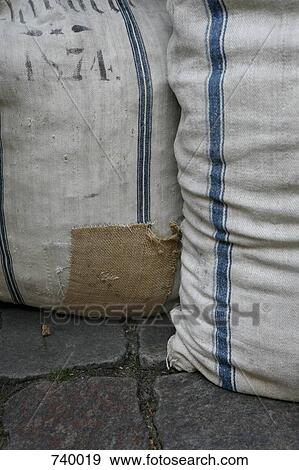 Stock Photo - Two cloth sacks. Fotosearch