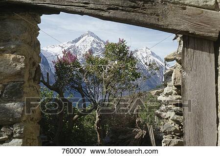 View of a glacier through a gateway View Large Photo Image Stock Photo - View of a glacier through a gateway. Fotosearch