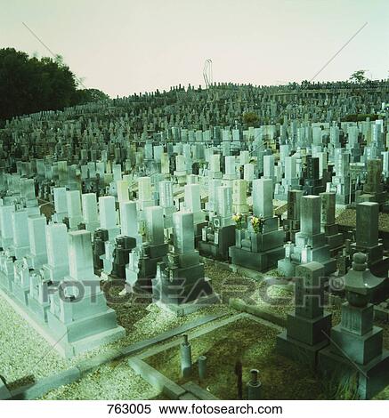 A cemetery, Osaka, Japan View Large Photo Image Stock Photography - A cemetery, Osaka, Japan. Fotosearch