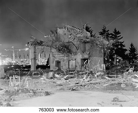 A dilapidated building View Large Photo Image Stock Image - A dilapidated building. Fotosearch