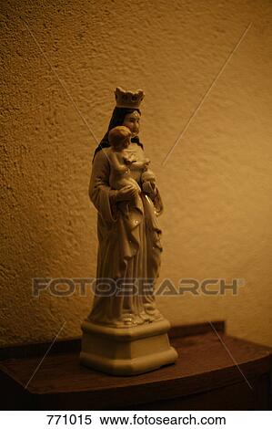 A statue of the Virgin Mary with the Baby Jesus View Large Photo Image Stock Photography - A statue of the Virgin Mary with the Baby Jesus. Fotosearch