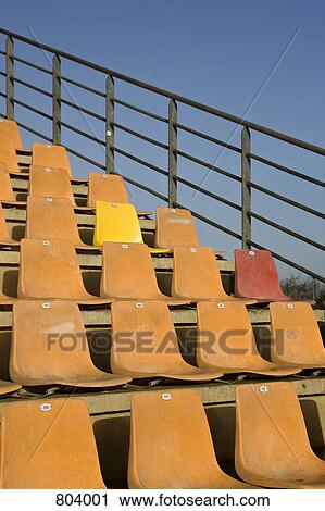 Empty seats in a stadium, Le Mans, France View Large Photo Image Stock Image - Empty seats in a stadium, Le Mans, France. Fotosearch