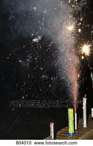 Fireworks exploding View Large Photo Image Stock Image - Fireworks exploding. Fotosearch