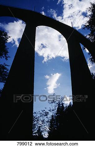 Viaduct seen from below, Graubuenden, Switzerland View Large Photo Image Stock Image - Viaduct seen from below, Graubuenden, Switzerland. Fotosearch