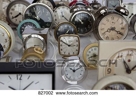 An array of clocks View Large Photo Image Stock Image - An array of clocks . Fotosearch