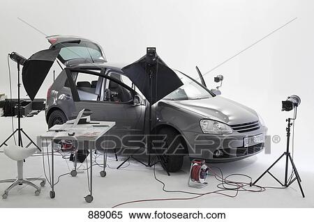 A car being used in a photo shoot View Large Photo Image Stock Photography - A car being used in a photo shoot. Fotosearch