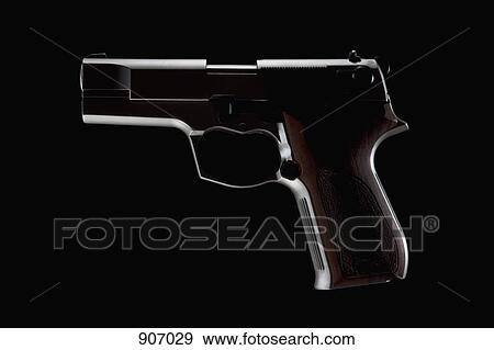 Stock Photo - A Handgun. Fotosearch