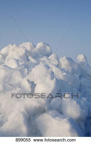 Stock Photography - A pile of snow. Fotosearch