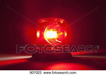 A Red Emergency Light View Large Photo Image Stock Image - A Red Emergency Light. Fotosearch