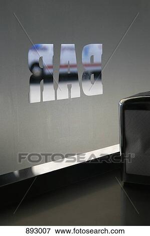 A window in a bar, close-up View Large Photo Image Stock Photo - A window in a bar, close-up. Fotosearch