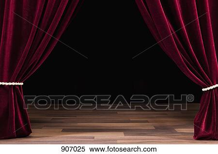 Stock Photography - An Empty Theatre Stage. Fotosearch