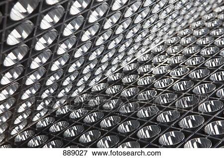 Detail of a panel of reflective lights View Large Photo Image Stock Photo - Detail of a panel of reflective lights. Fotosearch