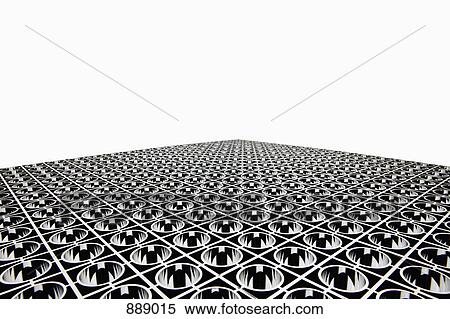 Stock Photography - Detail of a panel of reflective lights. Fotosearch