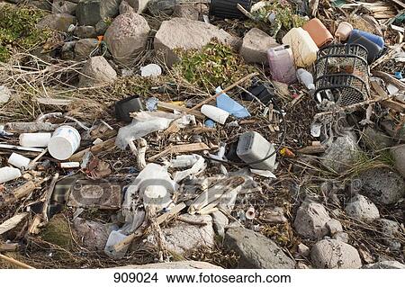 Detail of garbage on the ground View Large Photo Image Picture - Detail of garbage on the ground. Fotosearch