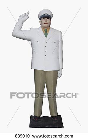 Figurine of an officer in uniform View Large Photo Image Stock Image - Figurine of an officer in uniform. Fotosearch