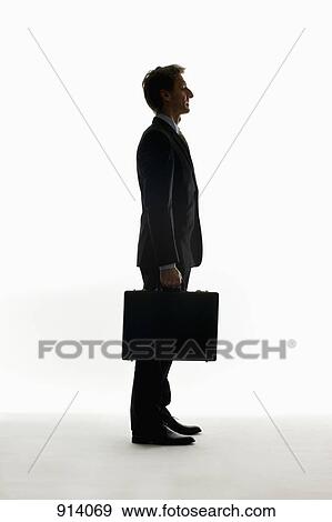 Portrait of a businessman, silhouette View Large Photo Image Stock Photo - Portrait of a businessman, silhouette. Fotosearch