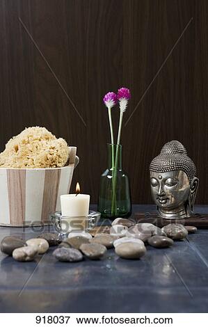 Stock Photo - Spa still life. Fotosearch