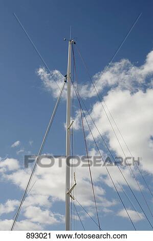The mast of a sailboat View Large Photo Image Stock Image - The mast of a sailboat. Fotosearch