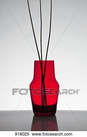 Stock Photography - Three stems in a vase. Fotosearch