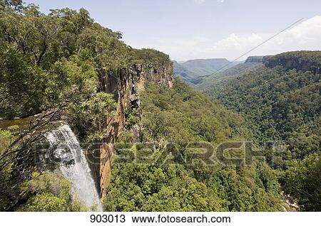 Stock Image - View Over A Valley. Fotosearch