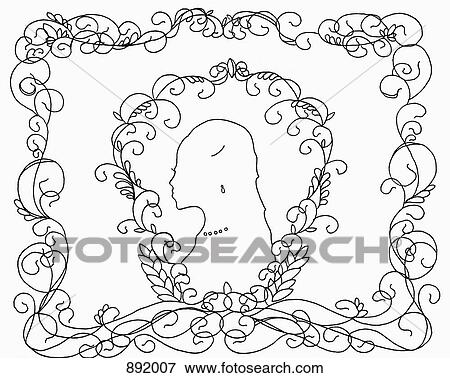 A silhouette of a woman View Large Photo Image Stock Photo - A silhouette of a woman. Fotosearch