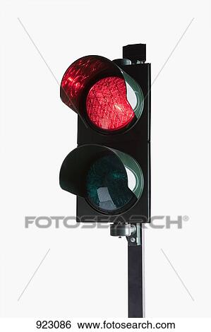 A stoplight with the red light illuminated View Large Photo Image Stock Photograph - A stoplight with the red light illuminated. Fotosearch