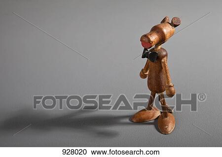 A wooden mouse figurine View Large Photo Image Stock Image - A wooden mouse figurine. Fotosearch