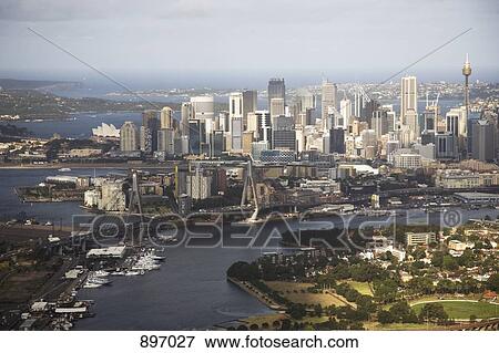 City skyline, Sydney, New South Wales, Australia View Large Photo Image Stock Photo - City skyline, Sydney, New South Wales, Australia. Fotosearch