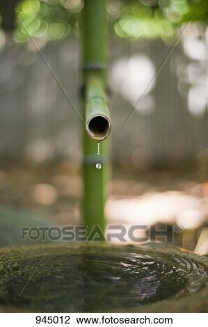 Detail of a bamboo tap View Large Photo Image Stock Image - Detail of a bamboo tap. Fotosearch