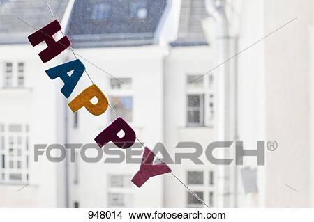 Detail of a HAPPY BIRTHDAY sign View Large Photo Image Picture - Detail of a HAPPY BIRTHDAY sign. Fotosearch