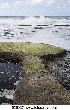 Detail of a stone jetty in the sea View Large Photo Image Stock Photo - Detail of a stone jetty in the sea. Fotosearch